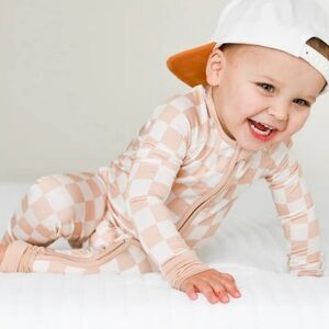 Dream Big Little Co. Sandy Checkers Dream Romper